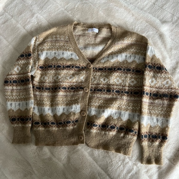 Oak + Fort wool blend cardigan - Picture 3 of 4